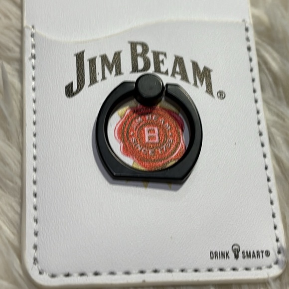 Jim Beam White Wallet / Phone Stand / Phone Ring - Picture 2 of 3